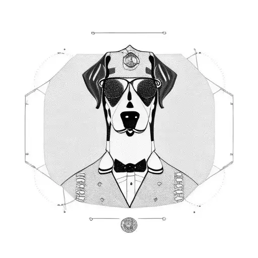 Black And Tan Coonhound On A Sailboat