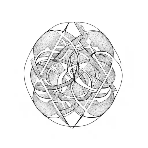 Small Hourglass Flowing Into An Infinity Symbol