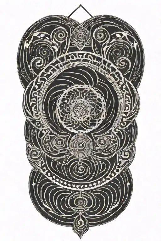 Fibonacci Spiral Intertwined