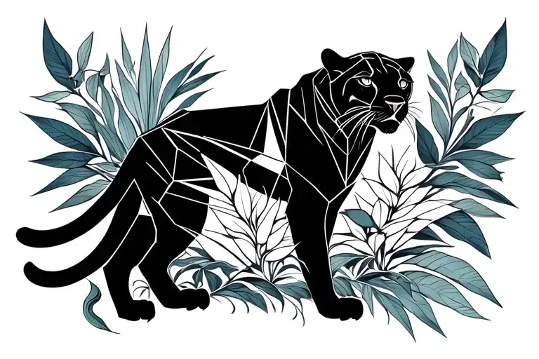 Panther With Nature Inspired
