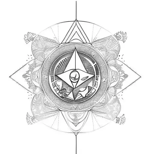 Hand With 5 Different Zodiac Signs Hanging Off