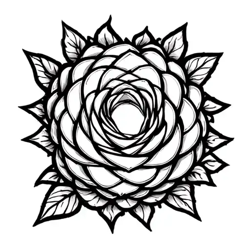 Rose And Christianity And Sunrise