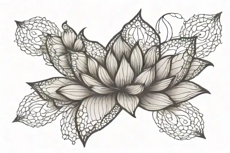 Lace Pattern Lotus