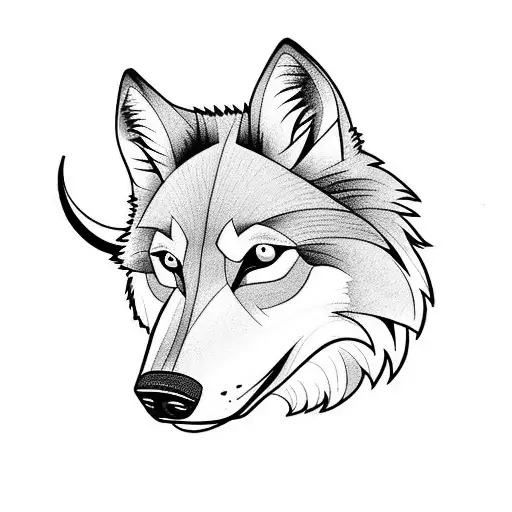 Wolf With Moon From Treasure Planet