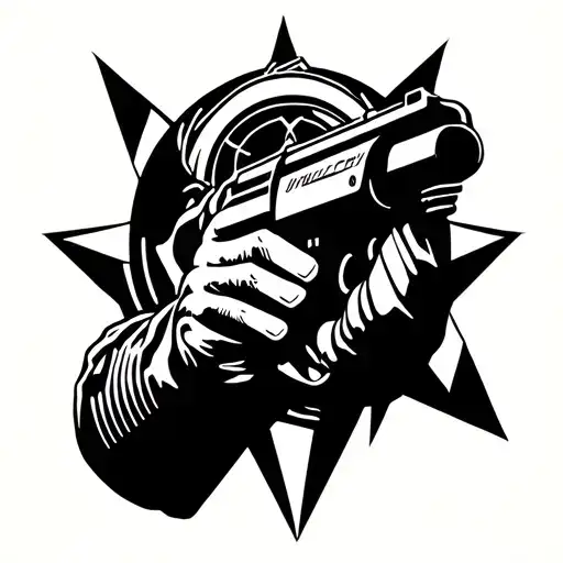 Kid With Gun Intertwined