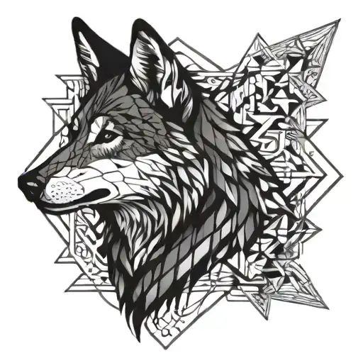 Wolf With Rabbit Ears