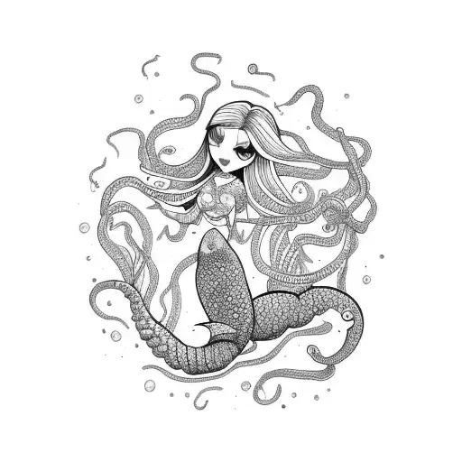 Mermaid Full Body Tentacles For Hair