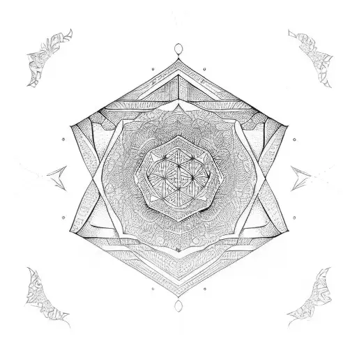 Detailed Gothic Geometric Filler