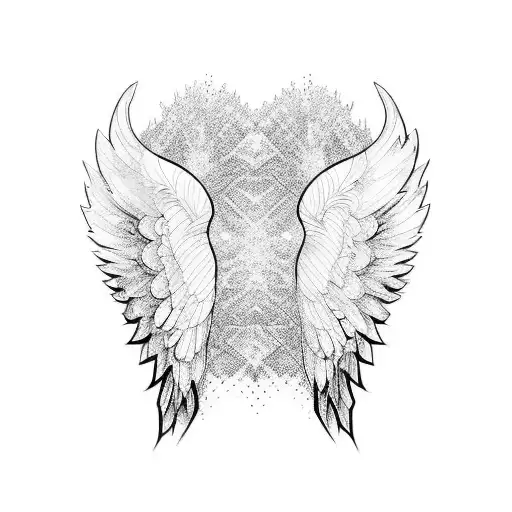 Angel Wing Black Mirror