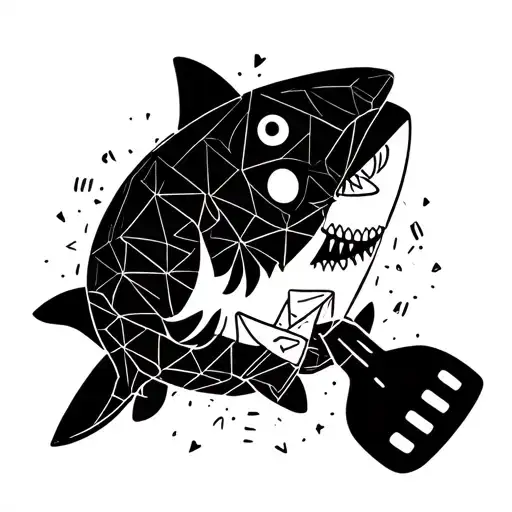 Baby Shark And A Toy Cooking Spatula