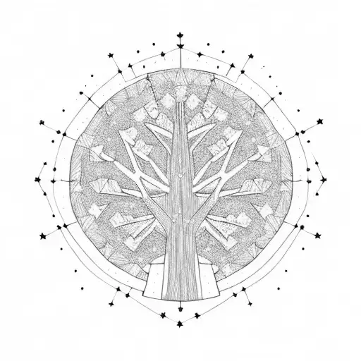 Constellation Tree Money Health Happy