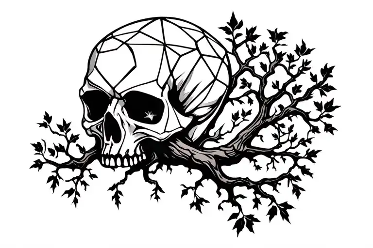 Skull And Poison Tree Growing