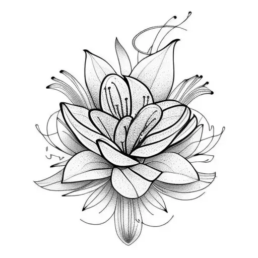 Flower Lily Masculine