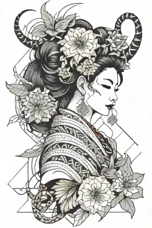 Scorpio Leo Geisha Surrounded