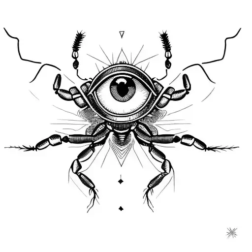 An Eye In Which A Scorpion And From The Tail Of A Scorpion Flows Poison Like A Tear