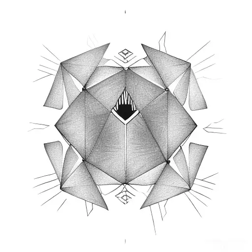 Metraton's Cube And The Empress On The Tarot Card