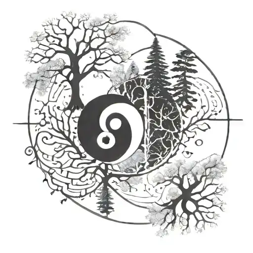 Yin & Yang Cold And Forest