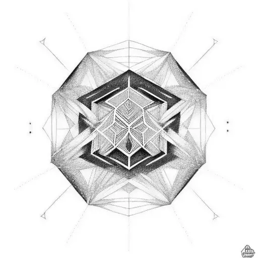 Tesseract Black And Red