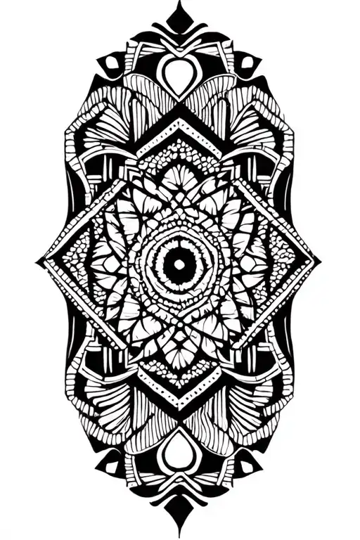 Dotwork Geometric Design