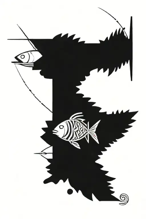 Astro Sign Fish And Fountain Pen