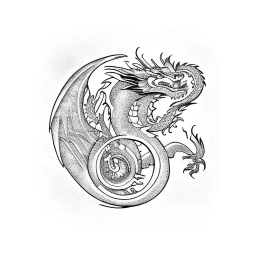 Dragon And Bass Clef