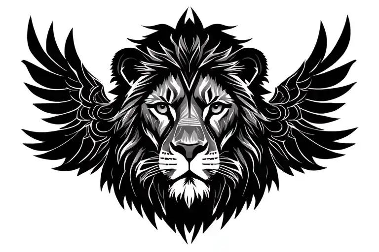 Lion Face With Crowm