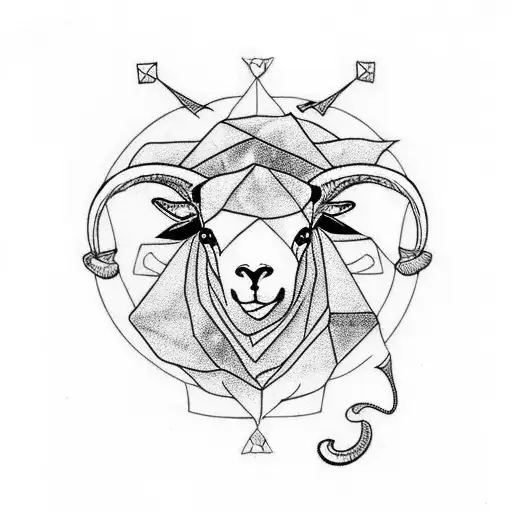 Black Sheep Of The Stoney Hills Men's Tattoo For Calf Muscle