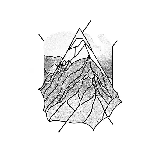 Mountains Dali Water Leaves