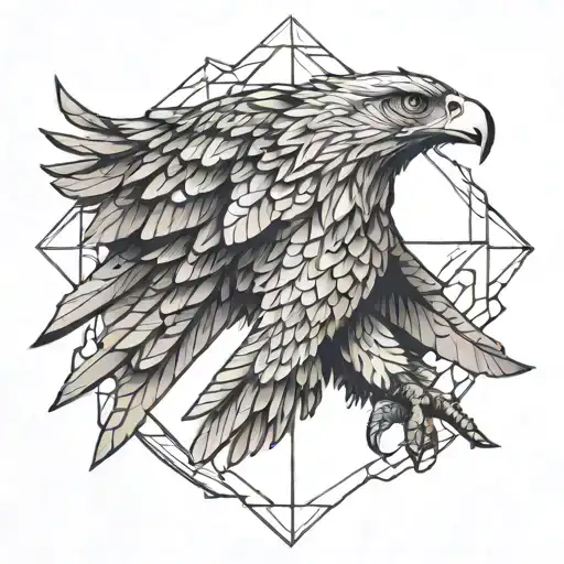 Eagle Going Up To The Sky