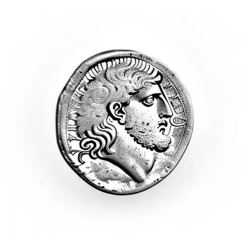 Ancient Roman Coin Featuring Marcus Aurelius