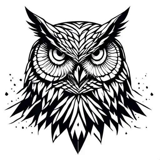 Mountain And Freedom And Owl