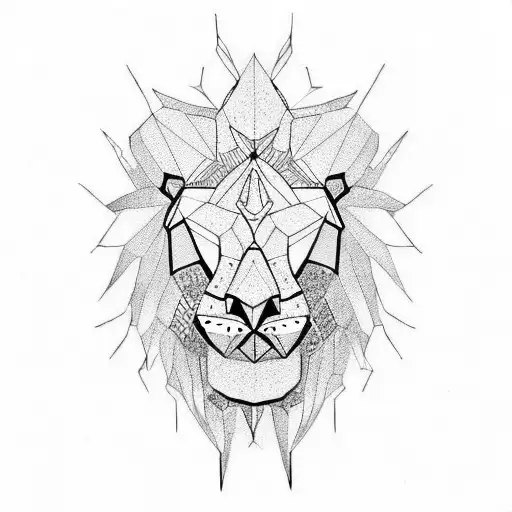 Lion Head Skull