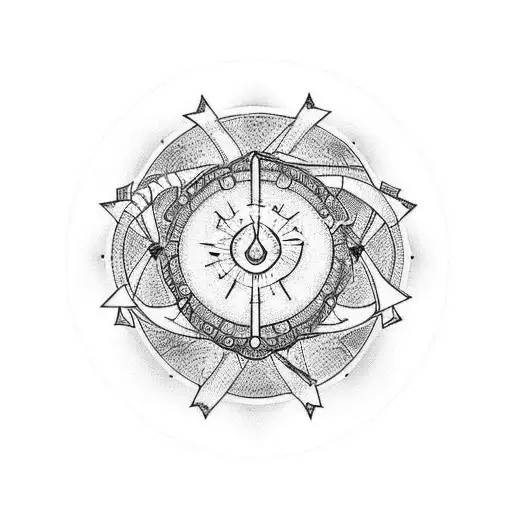 Circle With Life Events On The Outline