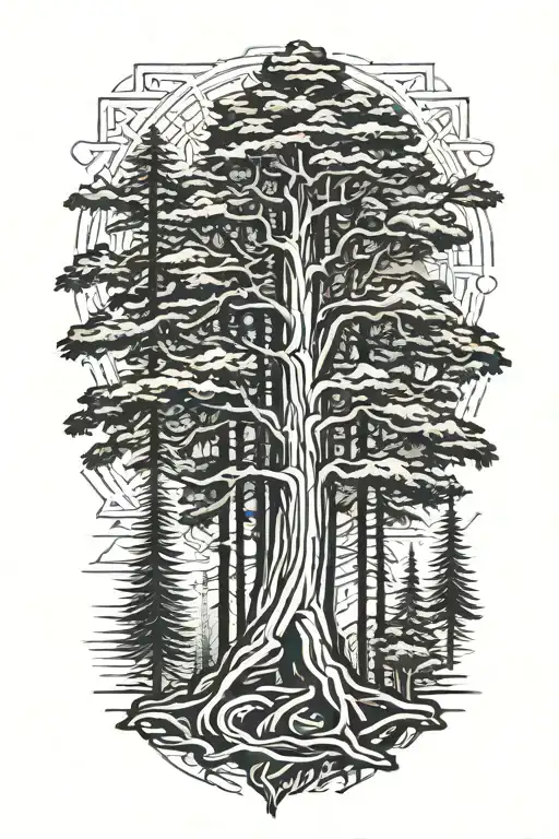 One Redwood Tree