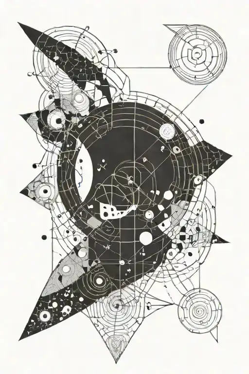 Space And Fibonacci Spiral