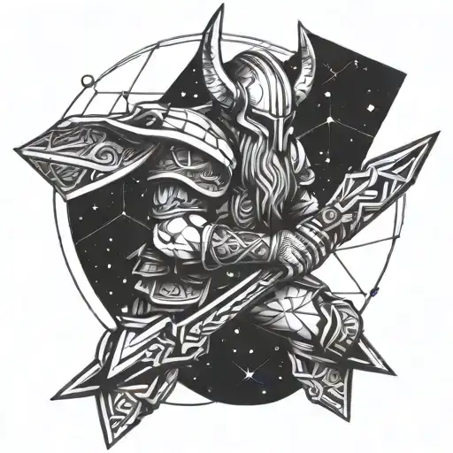 Viking In Space Themed
