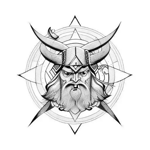 Odin With Triangle