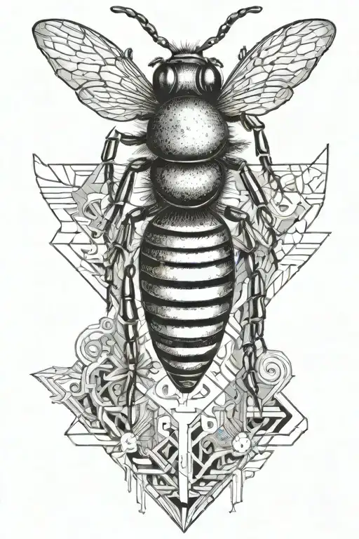 A Bee A Key And A Sword