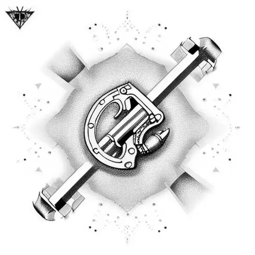 Brass Knuckles And A Gun