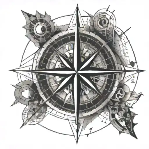 Traveling Compass Rose
