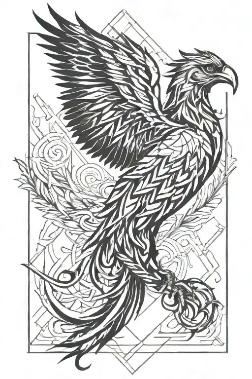 Phoenix Rising From The Ashes