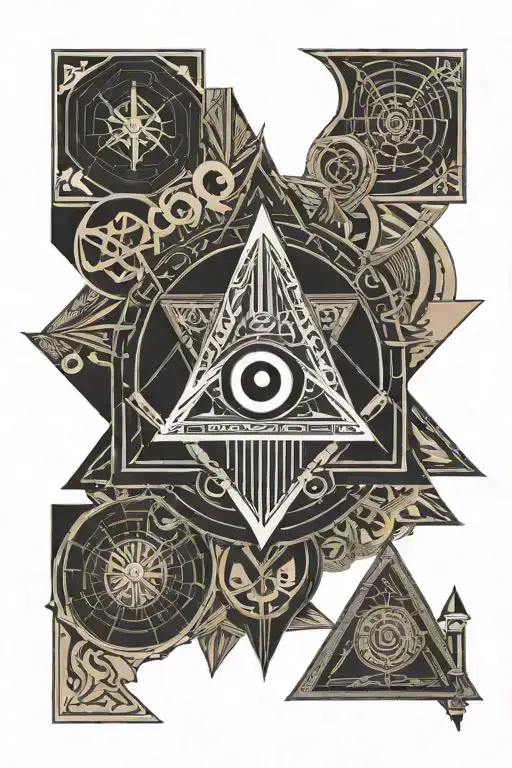 Theosophy Symbol Incorporated With Dudeism And Masonic Symbology