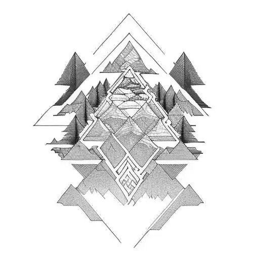 Mtb Riding Through A Mountain