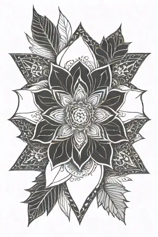Lotus Mandala Moonlit