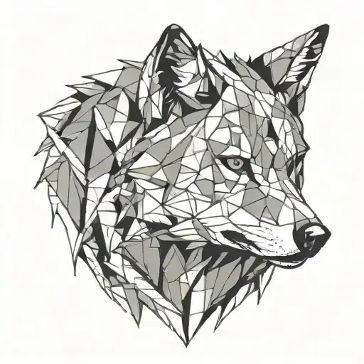 Old Wolf Looking Hard