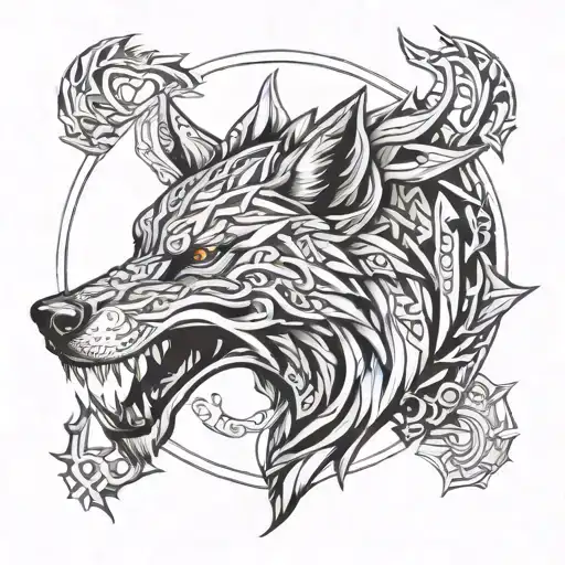 Fenrir Devouring The Sun