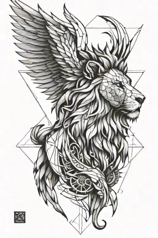 Wings And Lion