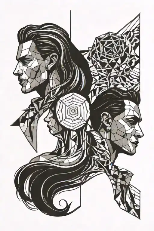 Gemini Men And Women Posing