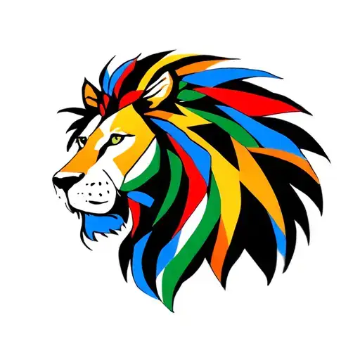 Puerto Rico Lion Of Judah Rasta Lion Head