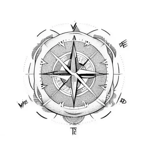Four Elements With Compass